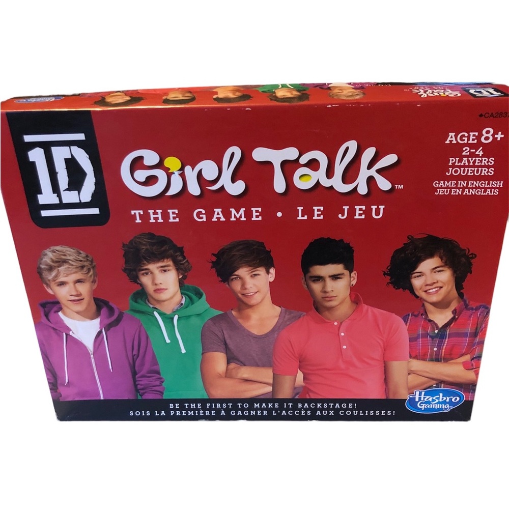Hasbro Girl Talk Board Game - Red and Multicolor